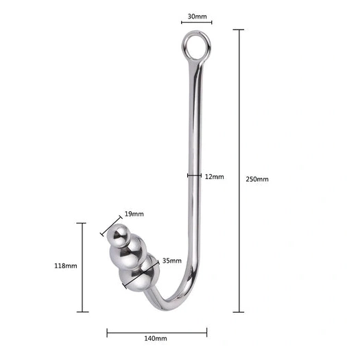 Hook Beaded Anal Cuffs and 5334 Collar Elegant with 0324